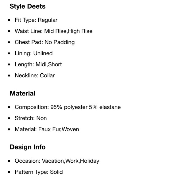 NWT Cider FAUX FEATHER TRIM COLLAR SHORT DRESS - Picture 6 of 9